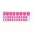 NeoNail - Gel Stickers Easy On - The Simplest Pedicure - Lakier hybrydowy w naklejce - 32 sztuk  - P 02