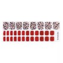 NeoNail - Gel Stickers Easy On - The Simplest Pedicure - Hybrid nail polish in a sticker - 32 pieces  - P 01 - P 01