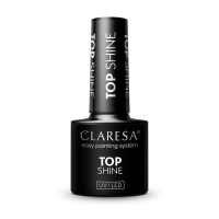 CLARESA - TOP SHINE - Błyszczący top hybrydowy do paznokci - 5 g 