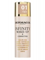 Dermacol - Infinity Make-Up & Corrector SPF15 - Podkład do twarzy i korektor 2w1 - Wodoodporny - 20 g