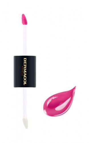 Dermacol - 16H Lip Colour - Extreme Long-Lasting Lipstick - Długotrwała dwufazowa pomadka do ust i błyszczyk 2w1 - 2x4 ml - 8