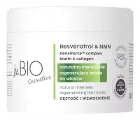 beBIO - LONGEVITY - Natural Intensely Regenerating Hair Mask - Naturalna intensywnie regenerująca maska do włosów - Gęstość i Wzmocnienie - 250 ml