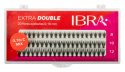 Ibra - EXTRA DOUBLE - 20 FLARE EYELASH KNOT-FREE - Tufts of artificial eyelashes - 0,10 / C - MIX - 0,10 / C - MIX
