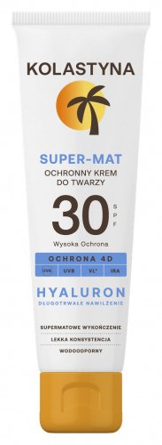 KOLASTYNA - SUPER-MAT - Ochronny krem do twarzy - SPF30 - 50 ml 