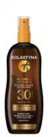 KOLASTYNA - PROTECTION AND SUNTANNING - Nourishing sunbathing oil SPF30 - Waterproof - 150 ml 