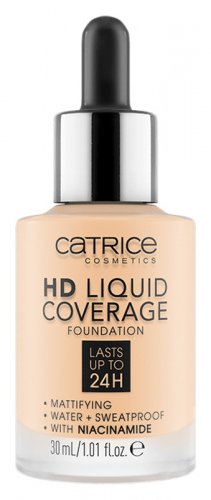 Catrice - HD LIQUID COVERAGE FOUNDATION - Wodoodporny podkład kryjący do twarzy - 30 ml