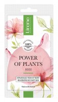 Lirene - POWER OF PLANTS - ROSE - Rejuvenating Face Sheet Mask - Odmładzająca maska w płachcie - Róża - 1 sztuka