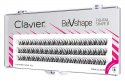 Clavier - BeVshape - Fishtail Eyelashes - Tufts of eyelashes - Swallows - Curl B - 8 mm - 8 mm