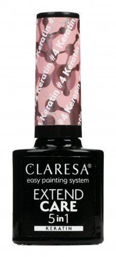 CLARESA - EXTEND CARE 5 in1 - KERATIN - Baza kauczukowa z keratyną - 5 g - #4