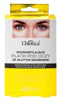 L'biotica - Brightening Eye Patches - Rozświetlające płatki pod oczy ze złotymi drobinami - 3 x 2 sztuki