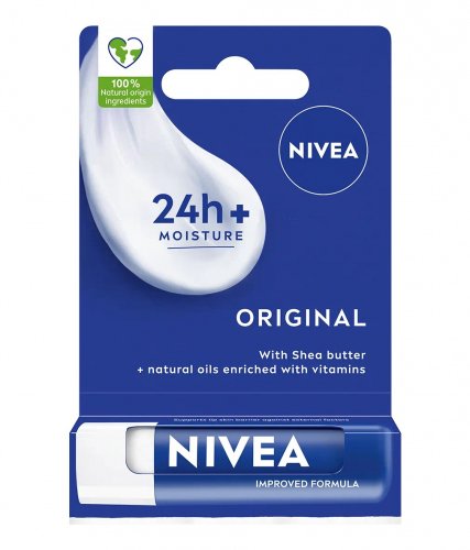 Nivea - ORIGINAL - 24h Moisture Lip Balm - 4.8 g
