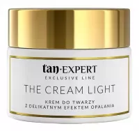 Tan Expert - EXCLUSIVE LINE - The Cream Light - Face Cream with a Delicate Tanning Effect - 50 g
