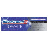 Blend-a-med - 3D White - With Charcoal - Toothpaste - Pasta do zębów - 75 ml 