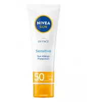 Nivea - SUN - UV FACE - Sensitive - Protective face cream for sensitive skin SPF50 - 50 ml 