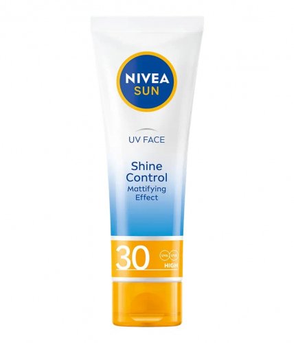 Nivea - SUN - UV FACE - Shine Control - Matujący krem ochronny do twarzy SPF30 - 50 ml 