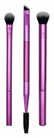 Real Techniques - Eye Shade + Blend - Set of 3 eye makeup brushes - 91529