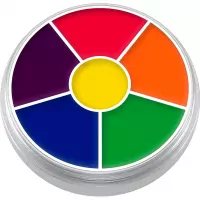 KRYOLAN - CREAM COLOR CIRCLE UV-DAYGLOW - Kółko - Paleta farb UV do malowania twarzy i ciała - Standard - 30 g - Art. 5076