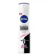 Nivea - Black & White Invisible - Clear - 48H Antiperspirant Spray for Women - 150 ml