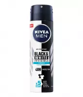 Nivea - Men - Black & White Invisible - Fresh - 48H Anti-Perspirant - 150 ml  