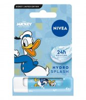 Nivea - Limited Disney Edition - Caring Lip Balm - Hydro Splash - Donald - 4.8 g