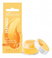 Bielenda - LIP CARE SLEEPING MASK - Mango - Balsam do ust + maska na noc - 10 g
