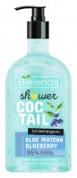 Bielenda - COCTAIL - Shower Coctail - Energetyzujący żel pod prysznic - Blue Matcha & Blueberry - 400 ml