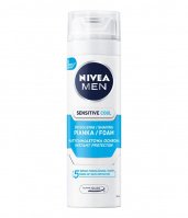 Nivea - Men - Sensitive Cool - Instant Protection Shaving Foam - 200 ml 