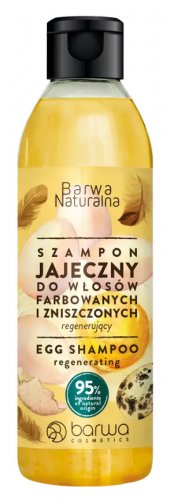 BARWA - BARWA NATURALNA - Regenerujący Szampon Jajeczny - 300 ml