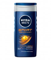 Nivea - Men - SPORT - 3in1 Shower Gel - Odprężający żel pod prysznic dla mężczyzn - 250 ml 