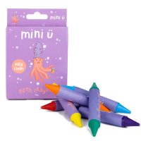 Mini U - Bath Crayons - Kolorowe kredki do kąpieli w 5 kolorach 