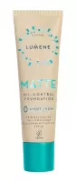 LUMENE - MATTE OIL CONTROL FOUNDATION - Podkład matujący z efektem pełnego krycia - 30 ml