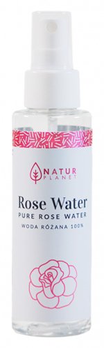 NATUR PLANET - Rose Water - 100% naturalna woda różana - 100 ml