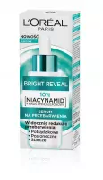 L'Oréal - BRIGHT REVEAL - Dark Spot Serum - 10% Niacinamide + Aminosulfonic Acid - 30 ml 