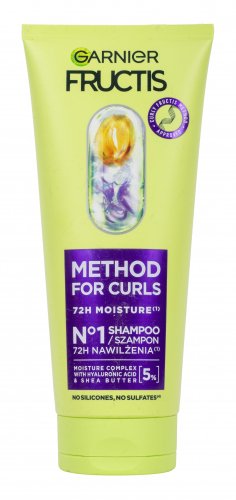 GARNIER - FRUCTIS - METHOD FOR CURLS NO.1 SHAMPOO - Nawilżający szampon do włosów kręconych i falowanych - 200 ml  