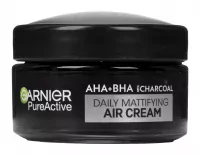 GARNIER - Pure Active AHA + BHA + CHARCOAL - Daily Mattifying Air Cream - 50 ml 