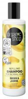 ORGANIC SHOP - Refilling Shampoo for Normal Hair - Rewitalizujący szampon do włosów normalnych - Banan i Jaśmin - 280 ml