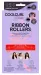 GLOV - COOL CURL - Ribbon Rollers - Heatless Hair Curling Rollers - Set of 4 cold hair curling rollers - Red 