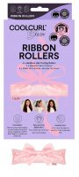 GLOV - COOL CURL - Ribbon Rollers - Heatless Hair Curling Rollers - Zestaw 4 wałków do kręcenia włosów na zimno - Pink