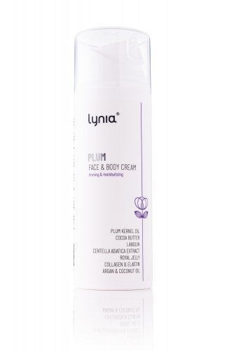 Lynia - Plum - Face & Body Cream - Ujędrniająco-nawilżający krem do twarzy i ciała - 50 ml   