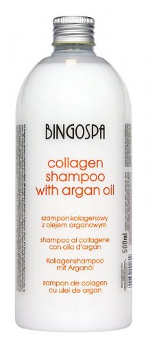 BINGOSPA - Collagen Shampoo with Argan Oil - Szampon kolagenowy z olejem arganowym - 500 ml