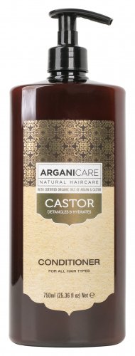 ARGANICARE - CASTOR - CONDITIONER - Strengthening Hair Conditioner with Castor and Argan Oil - 750 ml