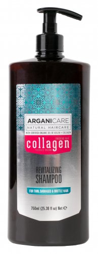 ARGANICARE - COLLAGEN - REVITALIZING SHAMPOO for Thin, Damaged and Splitting Hair - 750 ml