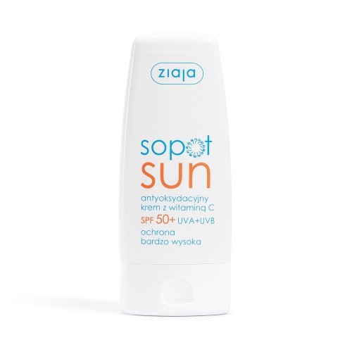 ZIAJA - Sopot Sun - Antyoksydacyjny krem z witaminą C - SPF50+ - 50 ml 