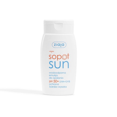 ZIAJA - Sopot Sun - Wodoodporna emulsja do opalania SPF50+ - 125 ml 