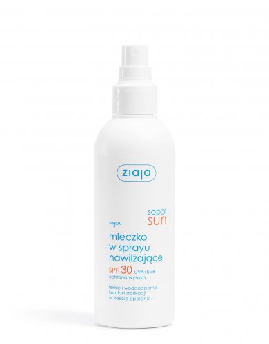 ZIAJA - Sopot Sun - Mleczko w sprayu nawilżające SPF30 - 170 ml 