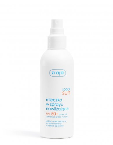 ZIAJA - Sopot Sun - Mleczko w sprayu nawilżające SPF50+ - 170 ml