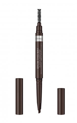 RIMMEL - BROW THIS WAY - Eye Brow Definer - Automatic Eyebrow Pencil with Brush - 003 - DARK BROWN