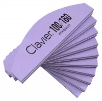 Clavier - Set of 10 mini nail polishers Buffer Boat 100/180 Violet