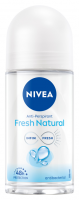 Nivea - Anti-Perspirant - Fresh Natural - 48H Protection - Roll-on antiperspirant for women - 50 ml