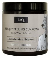 LaQ - Body Wash and Scrub - Natural washing scrub for men - Doberman - 200 ml